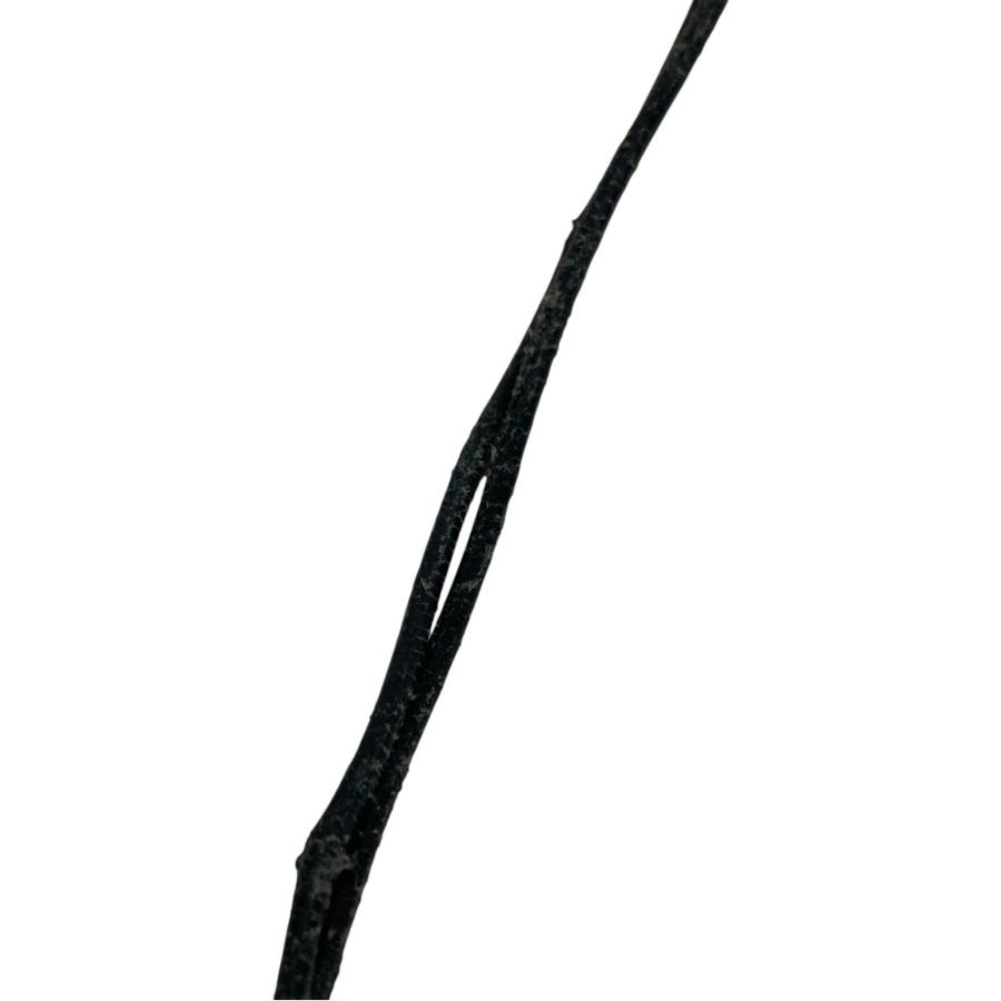 HERMES エルメス THE YEAR OF MUSIC 1996 L'ANNEE DE LA MUSIQUE ボールネックレス 革紐 レザー アクセサリー ネックレス シルバー【中古】 | HERMES | 05