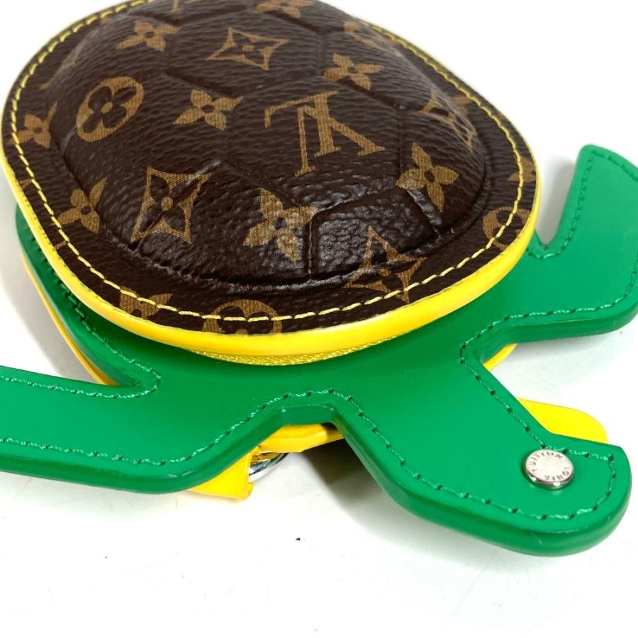 新品同様 LOUIS VUITTON ルイヴィトン キーホルダー LV タートル バッグチャーム ポーチ  モノグラム 亀 キーホルダー M01471 【中古】 | LOUIS VUITTON | 05