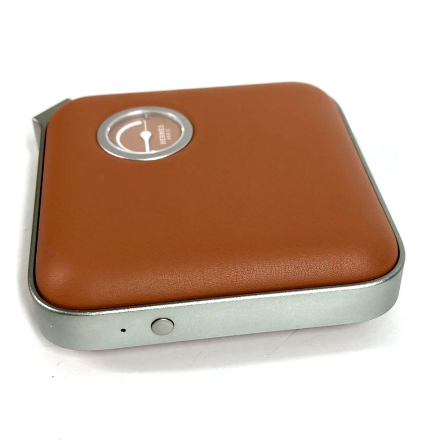 新品同様 HERMES エルメス ヴォルトH volt'H  ミニ 充電器 モバイルバッテリー インテリア 雑貨 ブラウン ユニセックス【中古】 | HERMES | 05