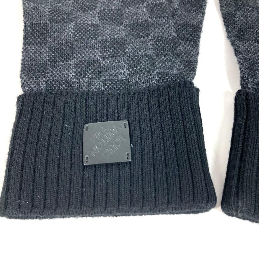LOUIS VUITTON ルイヴィトン M77992 グローブ ネオ プティ ダミエ　グローブ ダミエグラフィット 手袋 ブラック【中古】 | LOUIS VUITTON | 04