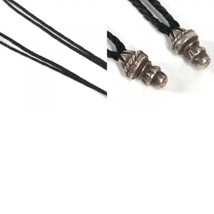 CHROME HEARTS クロムハーツ BSフレア ドローストリング 巾着 カバン スクロールラベル ポーチ フラップ ハンドバッグ ブラック【中古】 |  | 09