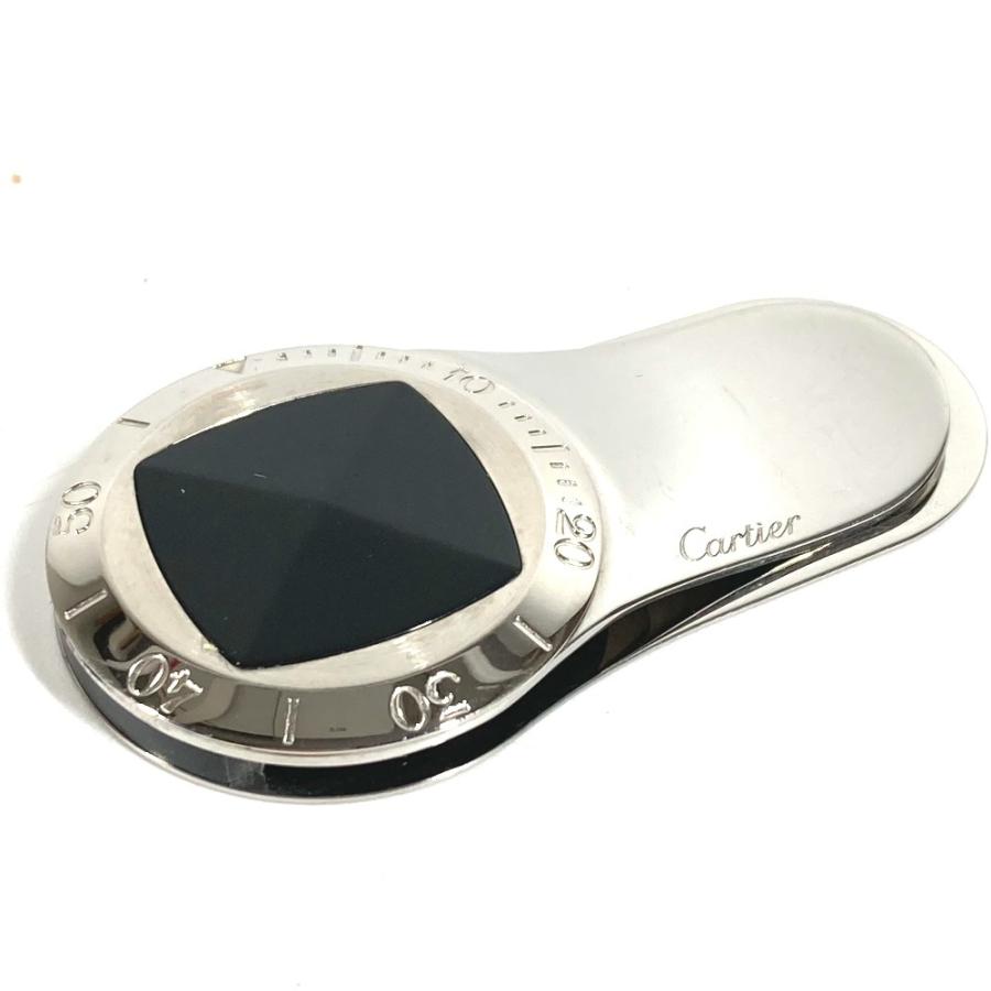 CARTIER カルティエ ロゴ 財布 マネークリップ シルバー ユニセックス【中古】 | Cartier | 01