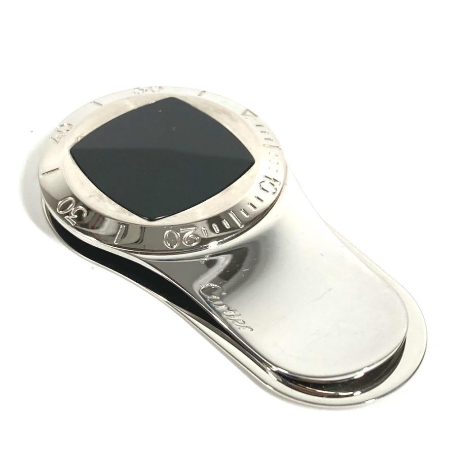 CARTIER カルティエ ロゴ 財布 マネークリップ シルバー ユニセックス【中古】 | Cartier | 02