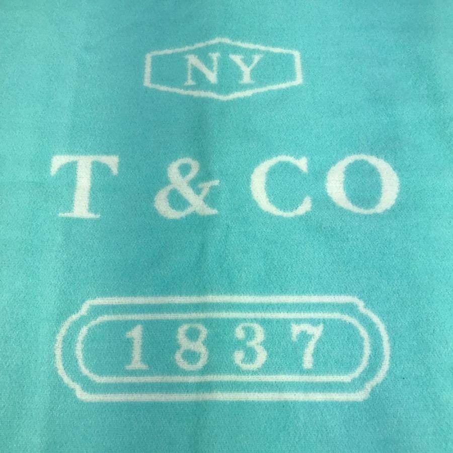 TIFFANY&Co. ティファニー ロゴ 毛布 インテリア ひざかけ フリンジ ブランケット ブルー ユニセックス【中古】 | TIFFANY&Co. | 03