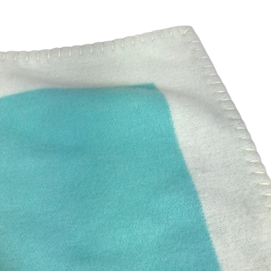 TIFFANY&Co. ティファニー ロゴ 毛布 インテリア ひざかけ フリンジ ブランケット ブルー ユニセックス【中古】 | TIFFANY&Co. | 04