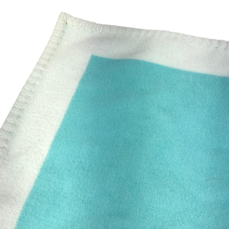 TIFFANY&Co. ティファニー ロゴ 毛布 インテリア ひざかけ フリンジ ブランケット ブルー ユニセックス【中古】 | TIFFANY&Co. | 05