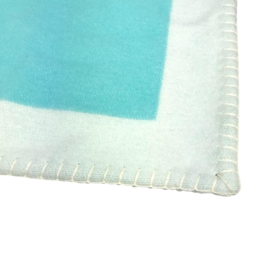 TIFFANY&Co. ティファニー ロゴ 毛布 インテリア ひざかけ フリンジ ブランケット ブルー ユニセックス【中古】 | TIFFANY&Co. | 06