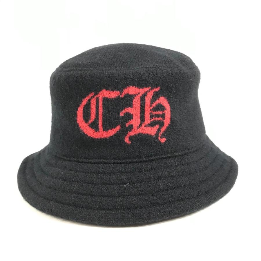 美品 CHROME HEARTS クロムハーツ CH ロゴ ハット帽 帽子 バケットハット ボブハット ニットハット ハット ブラック ユニセックス【中古】 |  | 01