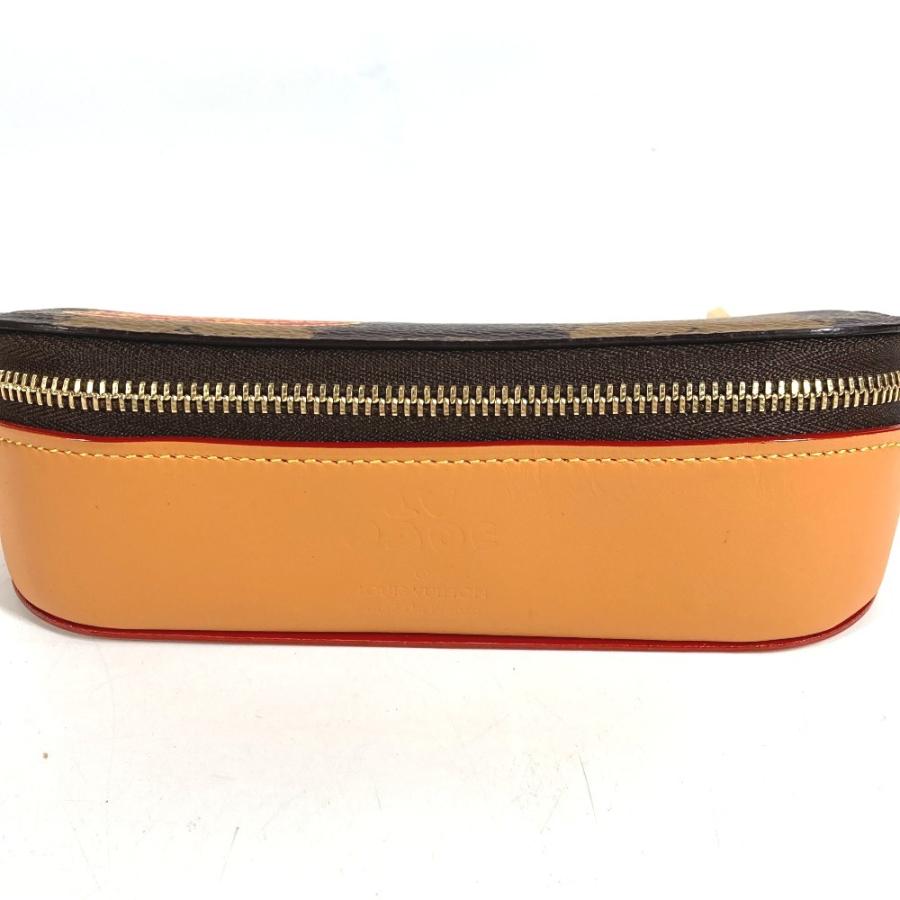 新品同様 LOUIS VUITTON ルイヴィトン GI0717 エテュイリュネットGM メガネケース サングラスケース ポーチ モノグラム NIGO 【中古】 | LOUIS VUITTON | 05