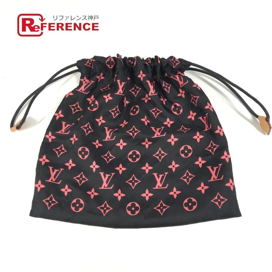 美品 LOUIS VUITTON ルイヴィトン MP2279 ポーチ 付属品のポーチのみ 巾着ポーチ モノグラム  ポーチ ブラック ユニセックス【中古】 | LOUIS VUITTON