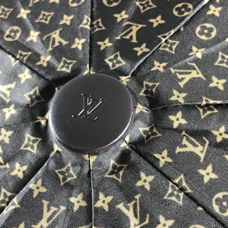 LOUIS VUITTON ルイヴィトン パラプリュイ  アンブレラ 折り畳み傘 折りたたみ傘 ポーチ付き モノグラム 傘 ブラウン ユニセックス【中古】 | LOUIS VUITTON | 03