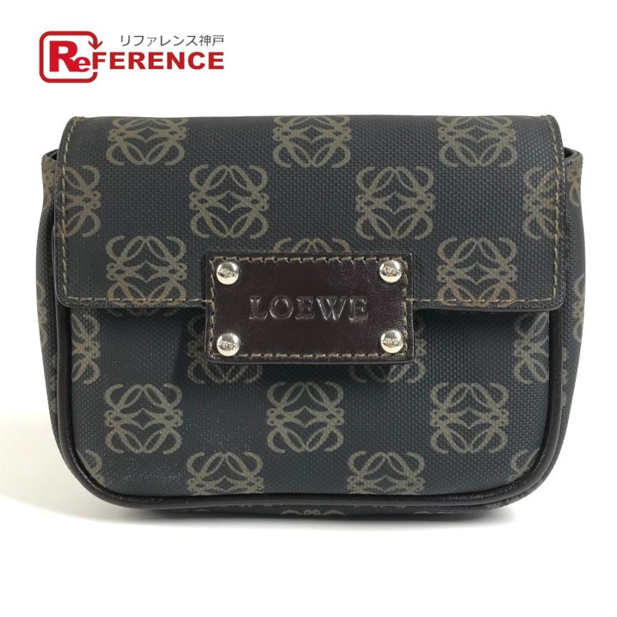 LOEWE ロエベ アナグラム ロゴ ウエストバッグ ボディバッグ カバン ポーチ ブラウン ユニセックス【中古】 | LOEWE