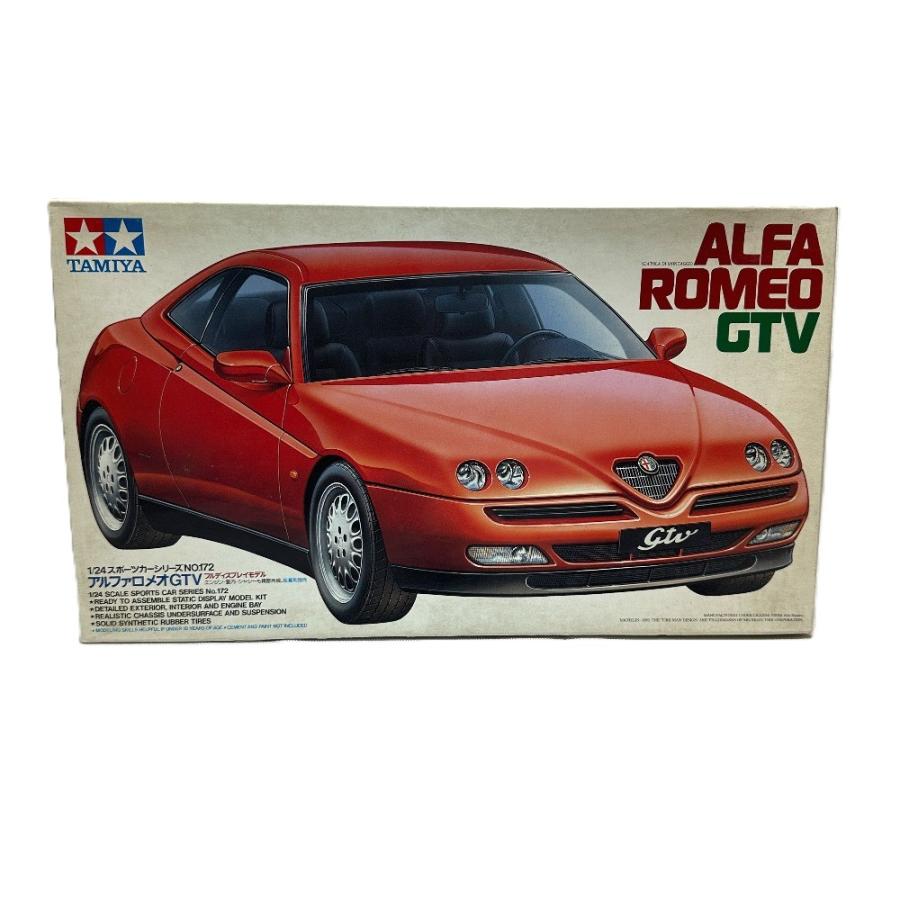 未使用 TAMIYA タミヤ 1/24 アルファロメオ GTV 昭和 おもちゃ 玩具 オブジェ 置物 ホビー プラモデル レッド ユニセックス【中古】 | 