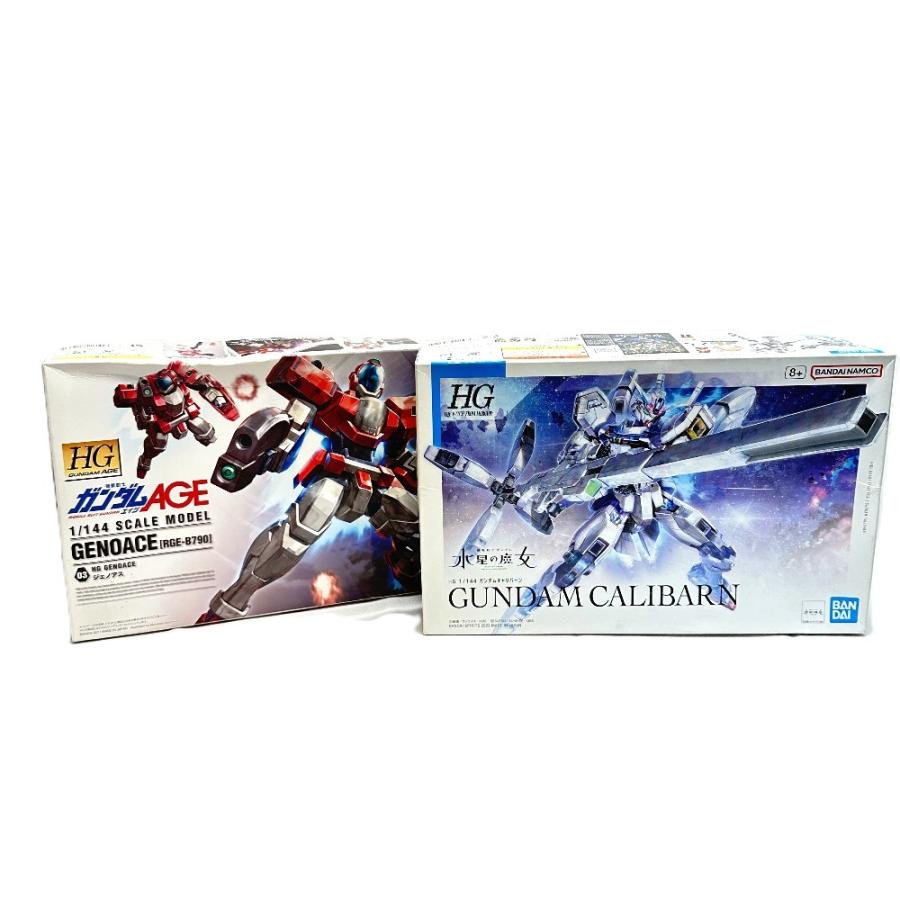 BANDAI バンダイ ガンダムAGE ジェノアス×ガンダムキャリバーン 2点セット おもちゃ 玩具 オブジェ 置物 ホビー  プラモデル ユニセックス【中古】 | 