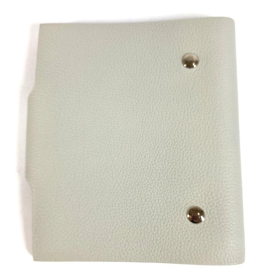 HERMES エルメス ユリス ネオ PM　ユリスネオPM ステーショナリー システム手帳 ケース ノートカバー 手帳カバー ライトグレー系 【中古】 | HERMES | 01