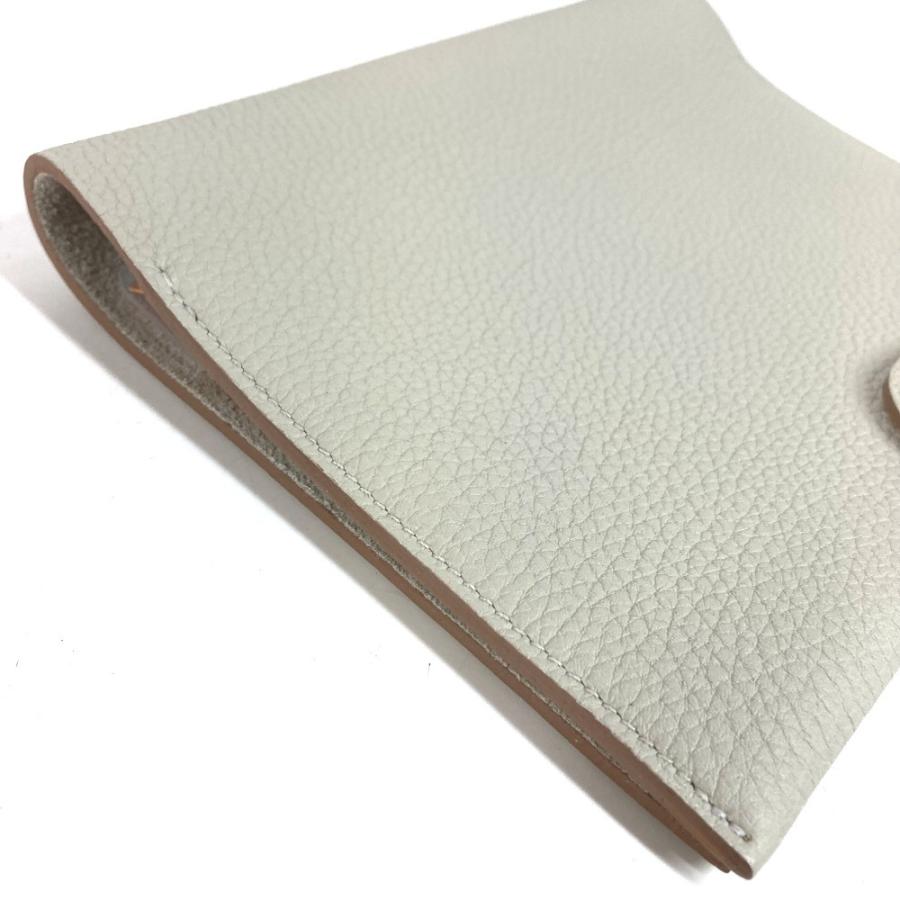 HERMES エルメス ユリス ネオ PM　ユリスネオPM ステーショナリー システム手帳 ケース ノートカバー 手帳カバー ライトグレー系 【中古】 | HERMES | 04