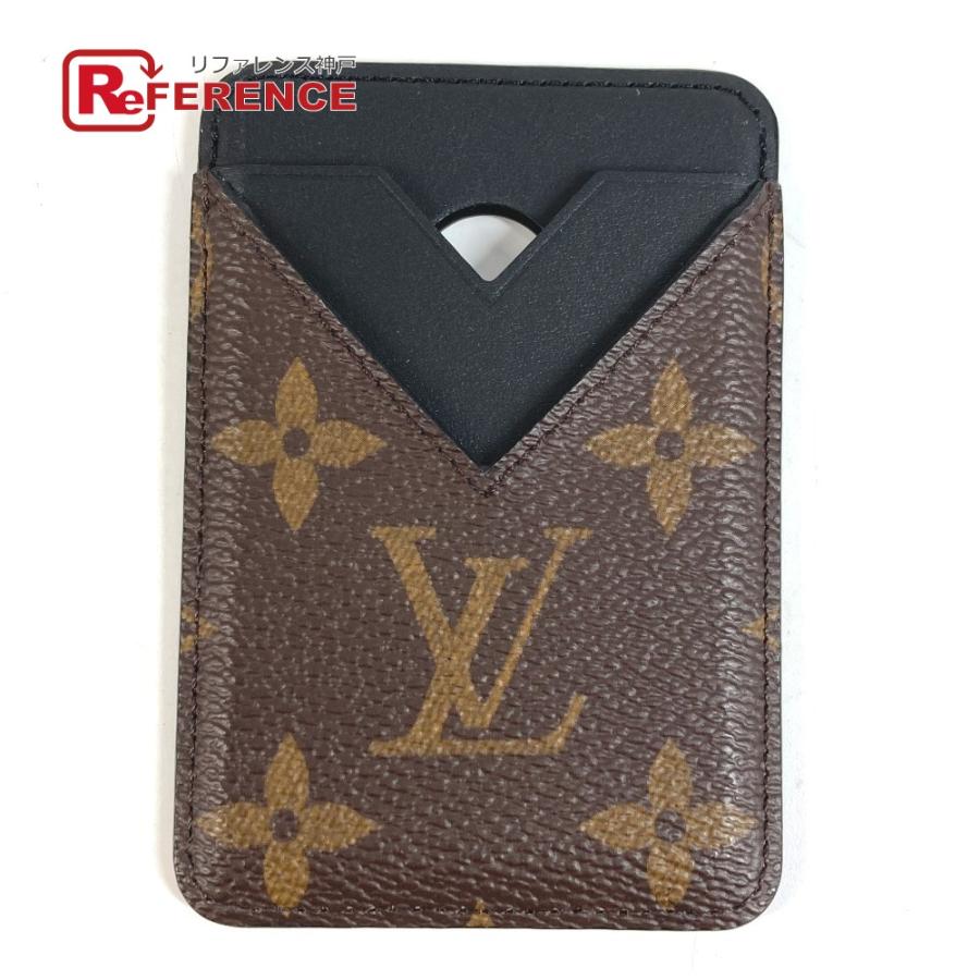 LOUIS VUITTON ルイヴィトン M13185 ポルト カルト マグネット スマホ magsafe モノグラム カードケース ブラウン ユニセックス【中古】 | LOUIS VUITTON