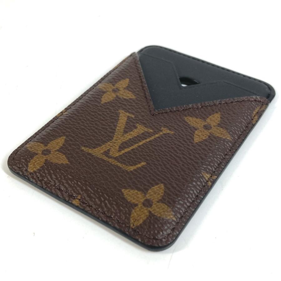 LOUIS VUITTON ルイヴィトン M13185 ポルト カルト マグネット スマホ magsafe モノグラム カードケース ブラウン ユニセックス【中古】 | LOUIS VUITTON | 02