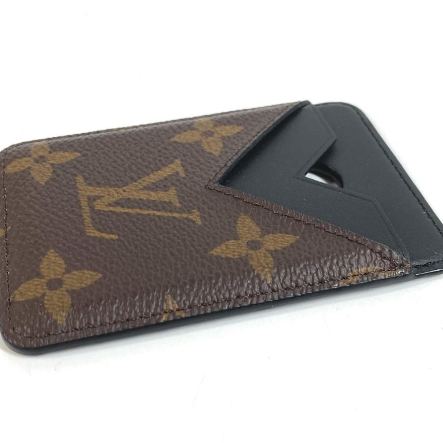LOUIS VUITTON ルイヴィトン M13185 ポルト カルト マグネット スマホ magsafe モノグラム カードケース ブラウン ユニセックス【中古】 | LOUIS VUITTON | 03