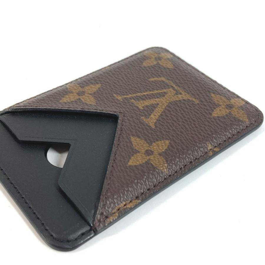 LOUIS VUITTON ルイヴィトン M13185 ポルト カルト マグネット スマホ magsafe モノグラム カードケース ブラウン ユニセックス【中古】 | LOUIS VUITTON | 05