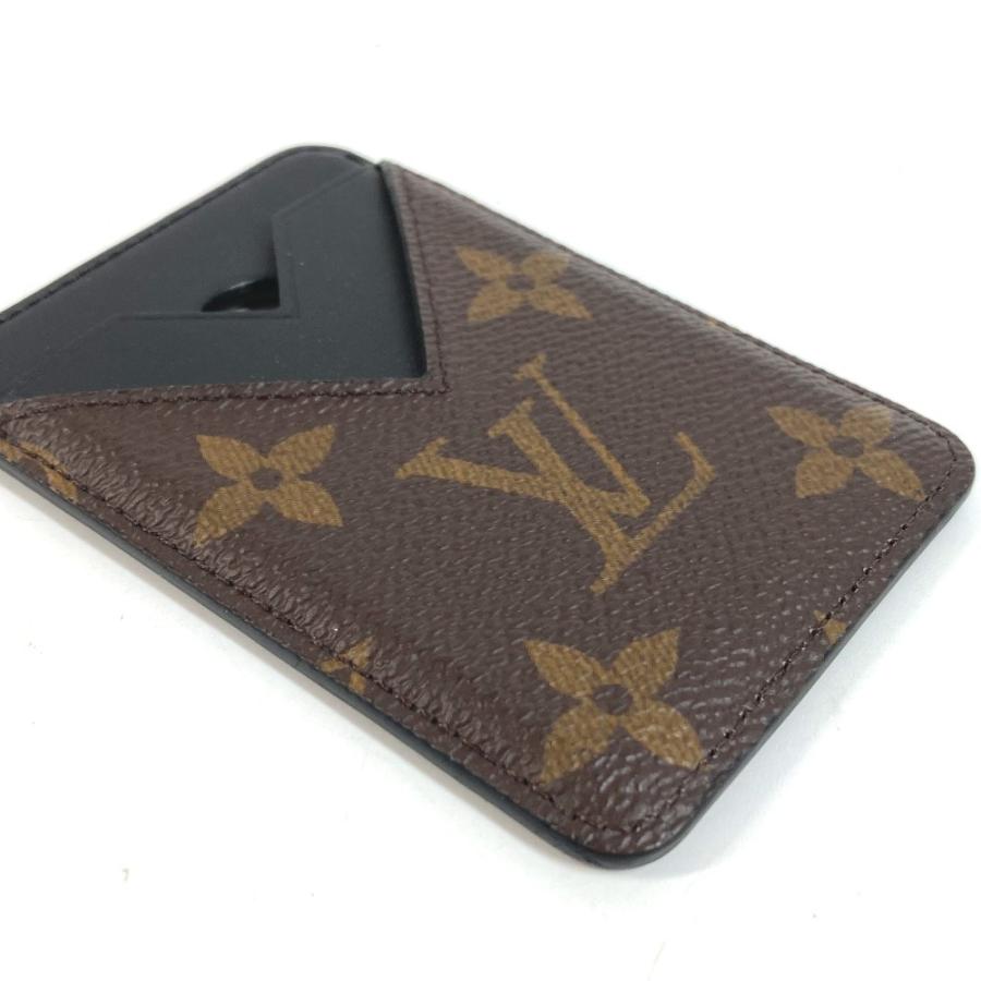 LOUIS VUITTON ルイヴィトン M13185 ポルト カルト マグネット スマホ magsafe モノグラム カードケース ブラウン ユニセックス【中古】 | LOUIS VUITTON | 06