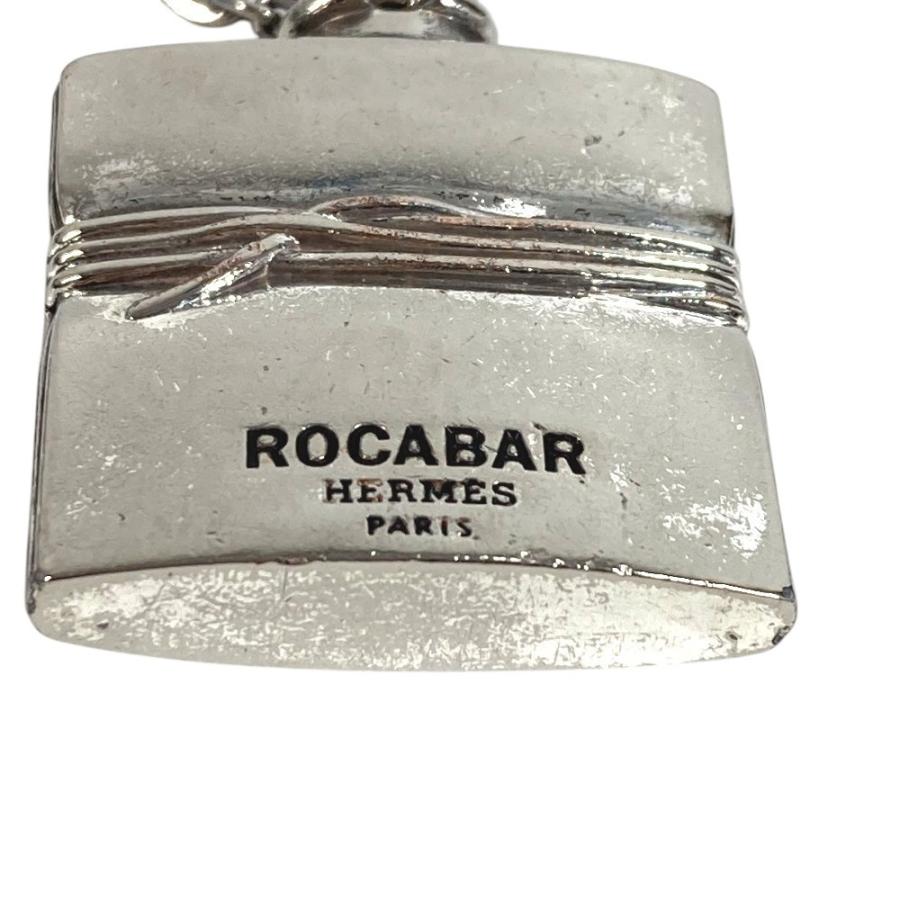 HERMES エルメス ROCABAR ロカバール バッグチャーム チェーン  キーホルダー シルバー ユニセックス【中古】 | HERMES | 01