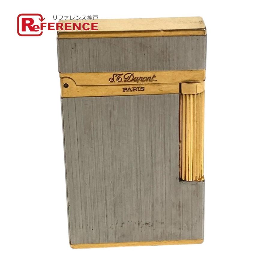 S.T.Dupont エス・テー・デュポン ライン2 ライン 2 喫煙具 タバコ 煙草 ライター ゴールド ユニセックス【中古】 | 