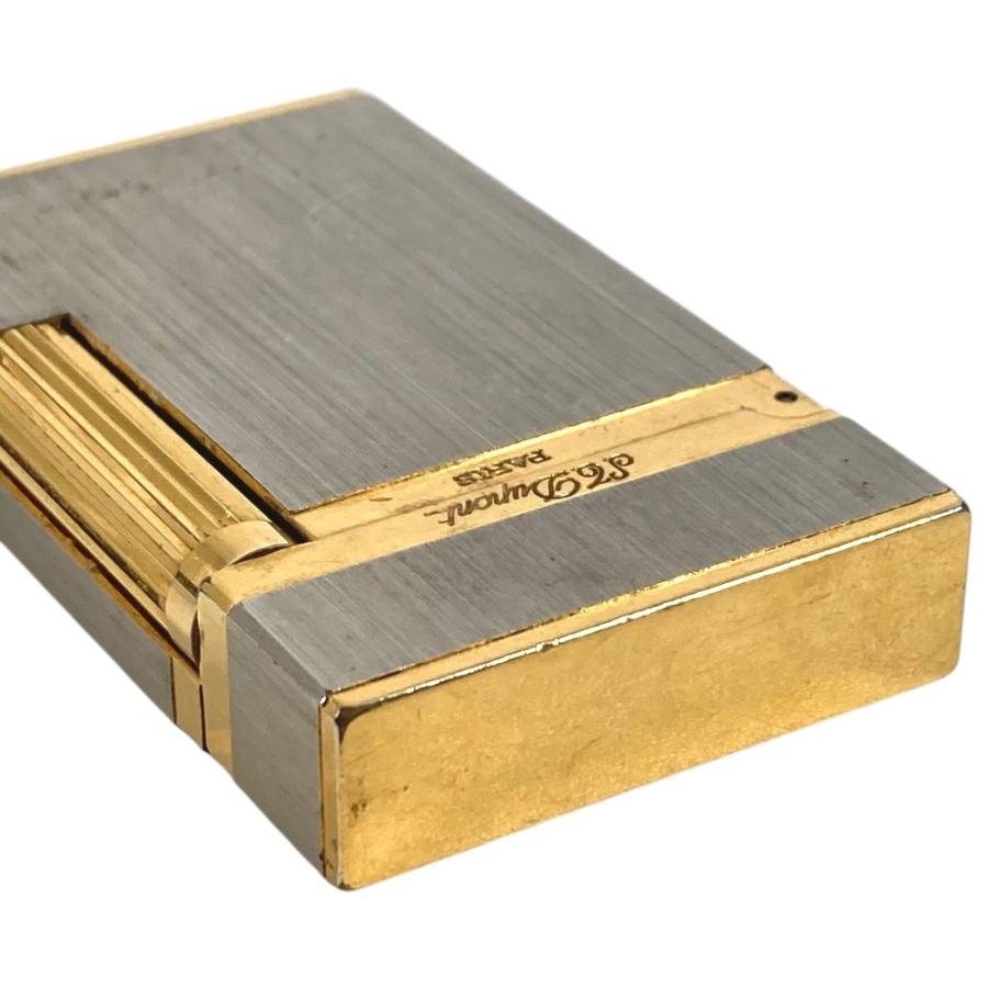 S.T.Dupont エス・テー・デュポン ライン2 ライン 2 喫煙具 タバコ 煙草 ライター ゴールド ユニセックス【中古】 |  | 04