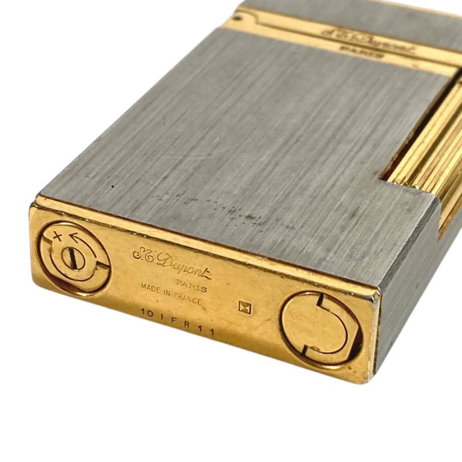S.T.Dupont エス・テー・デュポン ライン2 ライン 2 喫煙具 タバコ 煙草 ライター ゴールド ユニセックス【中古】 |  | 06