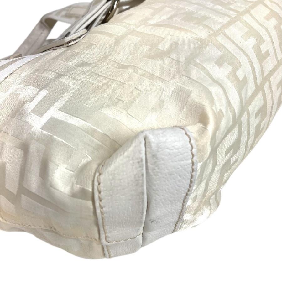FENDI フェンディ ズッカ FF ロゴ ベルト カバン トートバッグ ショルダーバッグ  ハンドバッグ ホワイト ユニセックス【中古】 | FENDI | 03