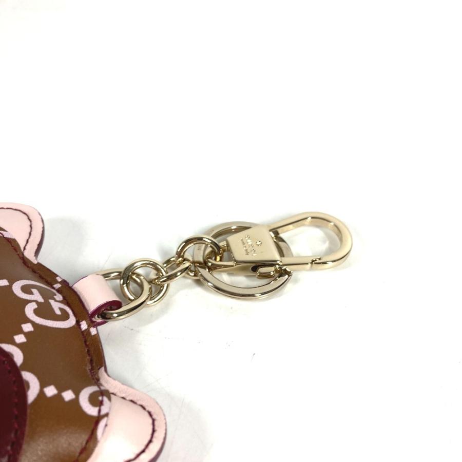 未使用 GUCCI グッチ  ?821890 パンダ シェイプ チャーム バッグチャーム GGエンブレム キーホルダー ブラウン ユニセックス【中古】 | GUCCI | 03