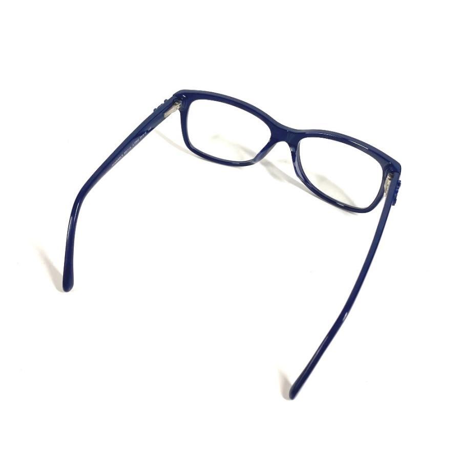 CHANEL シャネル 3311-A CC ロゴ ココマーク  めがね メガネ アイウェア 眼鏡 眼鏡 ブルー ユニセックス【中古】 | CHANEL | 01