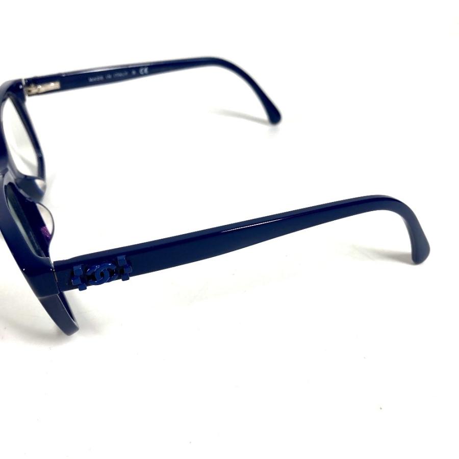 CHANEL シャネル 3311-A CC ロゴ ココマーク  めがね メガネ アイウェア 眼鏡 眼鏡 ブルー ユニセックス【中古】 | CHANEL | 04
