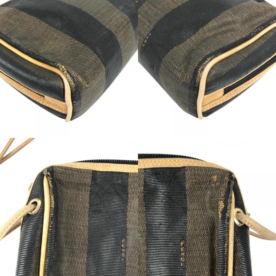 FENDI フェンディ ペカン ロゴ 肩掛け リラクシング   mini ミニ ショルダーバッグ ミニバッグ ブラウン ユニセックス【中古】 | FENDI | 08
