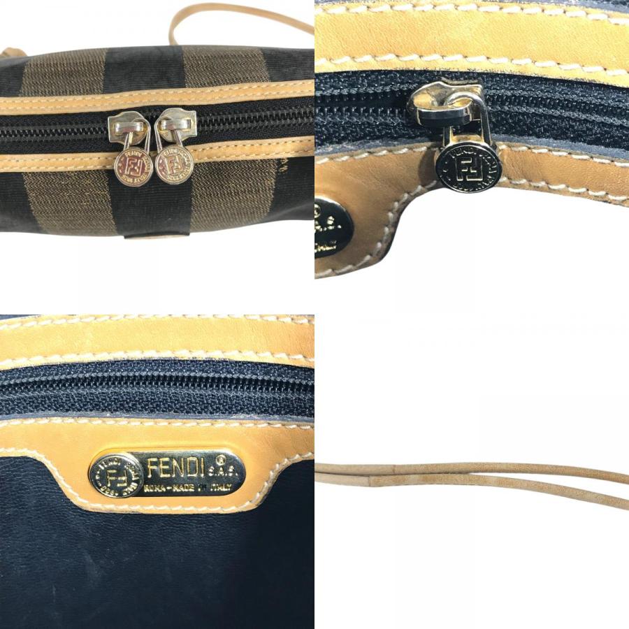 FENDI フェンディ ペカン ロゴ 肩掛け リラクシング   mini ミニ ショルダーバッグ ミニバッグ ブラウン ユニセックス【中古】 | FENDI | 09