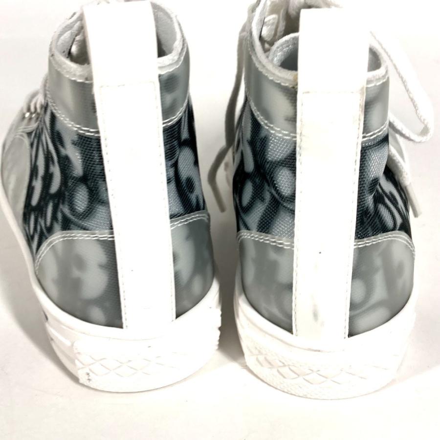 未使用 Dior ディオール B23 リーグ ハイトップスニーカー 靴 シューズ 紐 ハイカット トロッター ロゴ スニーカー グレー キッズ【中古】 |  | 04