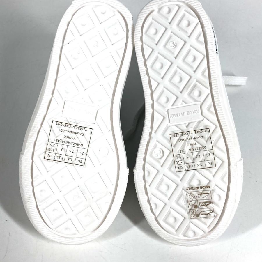 未使用 Dior ディオール B23 リーグ ハイトップスニーカー 靴 シューズ 紐 ハイカット トロッター ロゴ スニーカー グレー キッズ【中古】 |  | 09