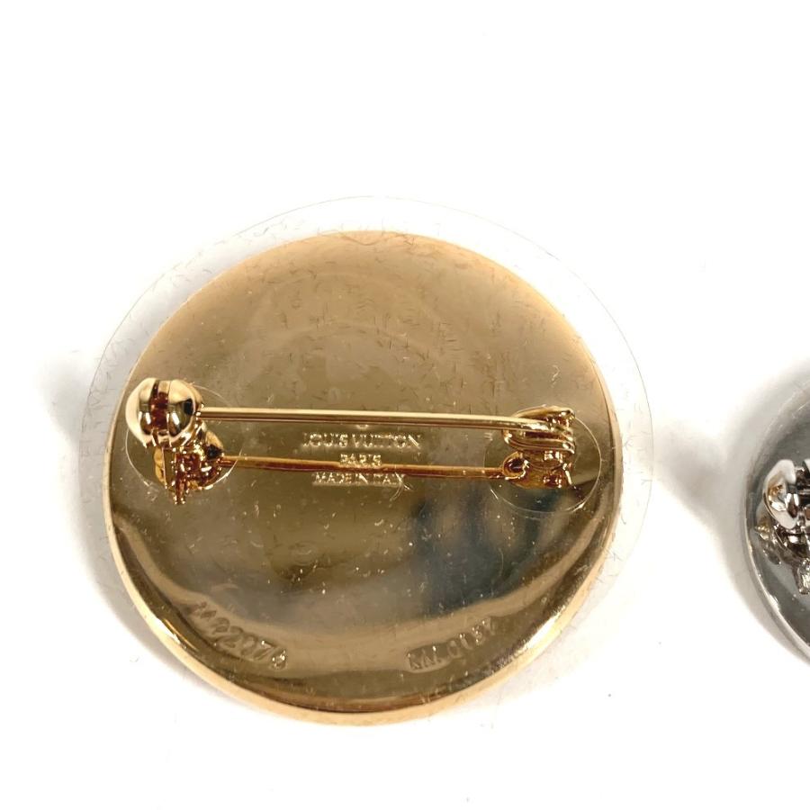美品 LOUIS VUITTON ルイヴィトン MP2076  ボックスロゴ 2点セット ペア アクセサリー  シュプリーム コラボ モノグラム ブローチ【中古】 | LOUIS VUITTON | 01