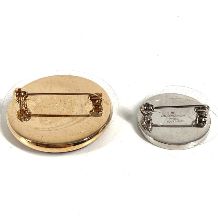 美品 LOUIS VUITTON ルイヴィトン MP2076  ボックスロゴ 2点セット ペア アクセサリー  シュプリーム コラボ モノグラム ブローチ【中古】 | LOUIS VUITTON | 04