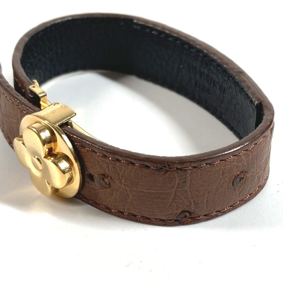 LOUIS VUITTON ルイヴィトン M64441 グッドラック ブレス バングル アクセサリー ブレスレット ブラウン ユニセックス【中古】 | LOUIS VUITTON | 03