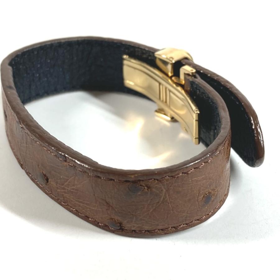 LOUIS VUITTON ルイヴィトン M64441 グッドラック ブレス バングル アクセサリー ブレスレット ブラウン ユニセックス【中古】 | LOUIS VUITTON | 05