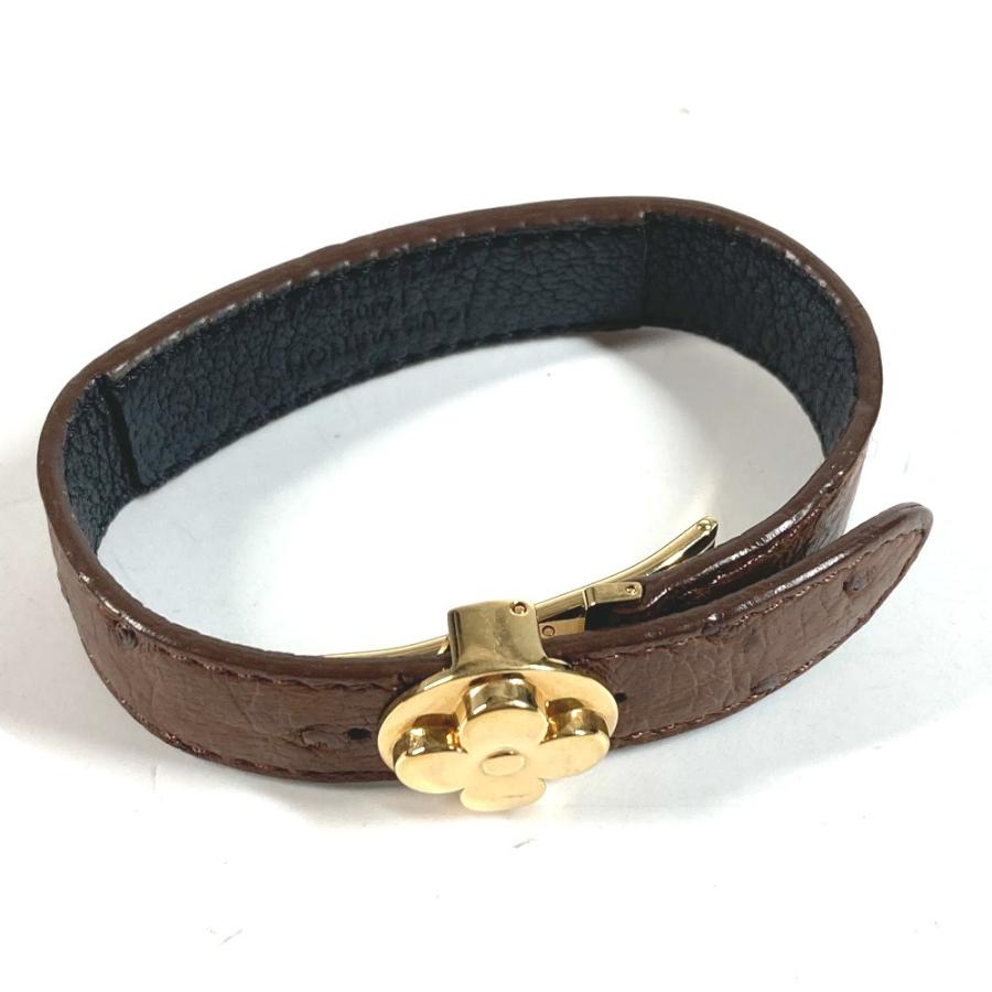 LOUIS VUITTON ルイヴィトン M64441 グッドラック ブレス バングル アクセサリー ブレスレット ブラウン ユニセックス【中古】 | LOUIS VUITTON | 06