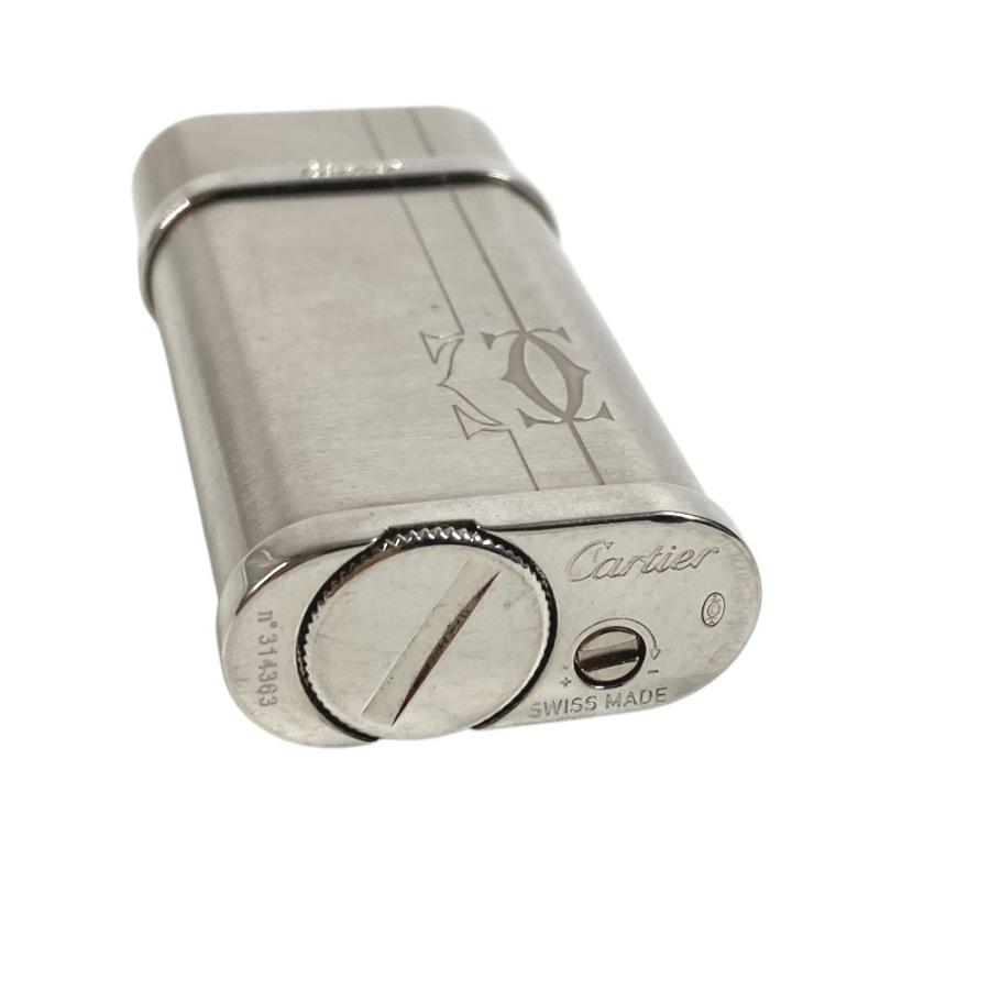 CARTIER カルティエ ロゴ 喫煙具 タバコ 煙草 ライター シルバー ユニセックス【中古】 | Cartier | 05
