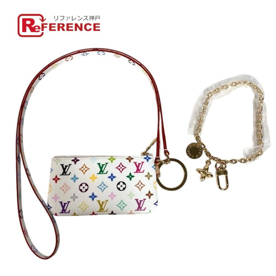未使用 LOUIS VUITTON ルイヴィトン M14099 フォンホルダー LV×TM モノグラムマルチカラー 村上隆 コインケース ブロン ホワイト 【中古】 | LOUIS VUITTON