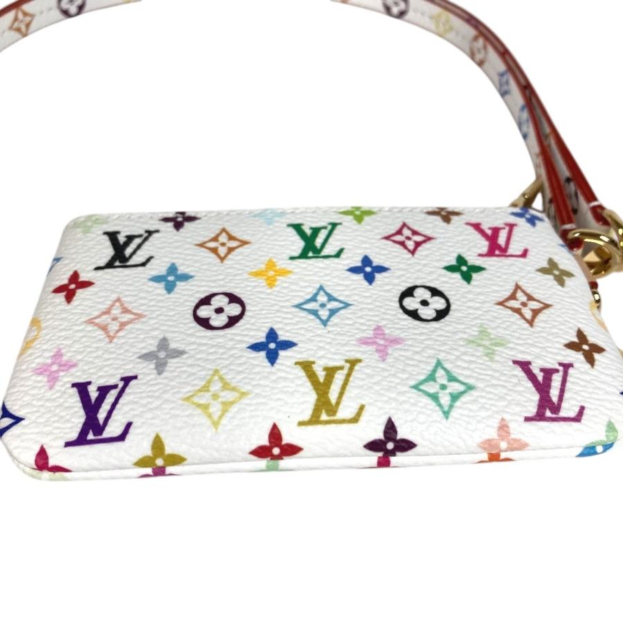 未使用 LOUIS VUITTON ルイヴィトン M14099 フォンホルダー LV×TM モノグラムマルチカラー 村上隆 コインケース ブロン ホワイト 【中古】 | LOUIS VUITTON | 02