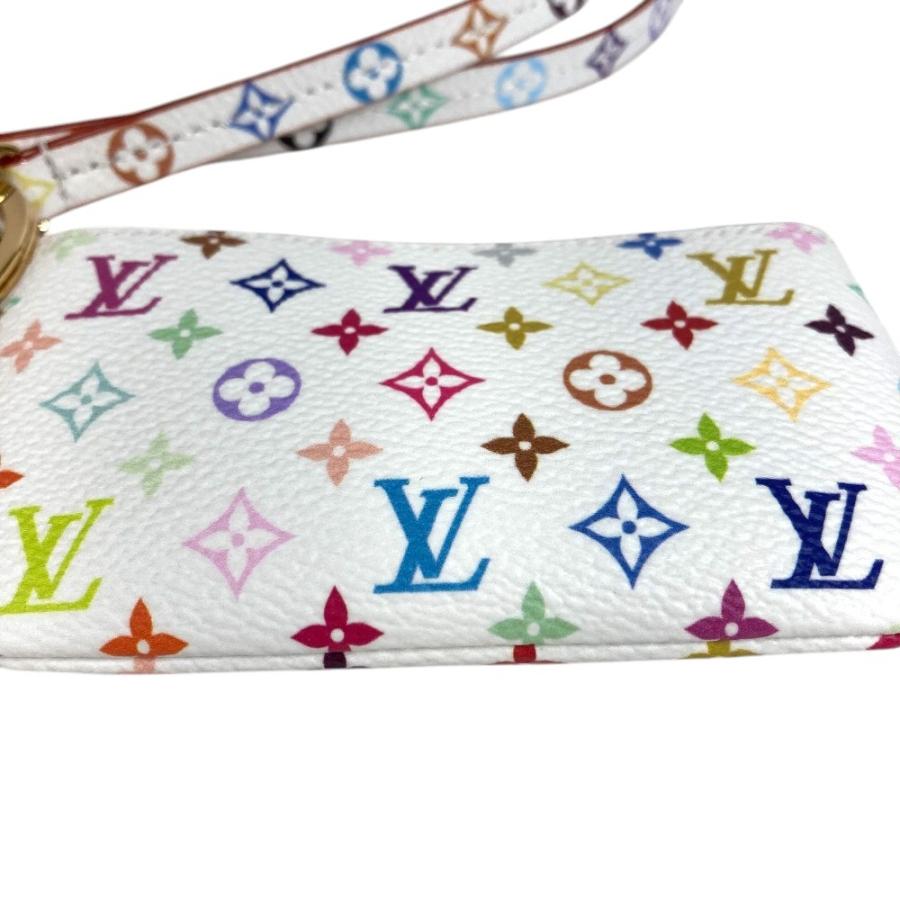 未使用 LOUIS VUITTON ルイヴィトン M14099 フォンホルダー LV×TM モノグラムマルチカラー 村上隆 コインケース ブロン ホワイト 【中古】 | LOUIS VUITTON | 07