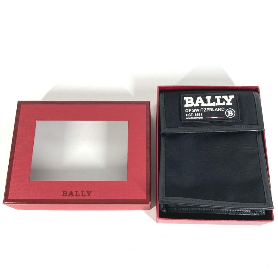 BALLY バリー ロゴ カバン 斜め掛け フラップ  ショルダーバッグ ブラック ユニセックス【中古】 | Bally | 03