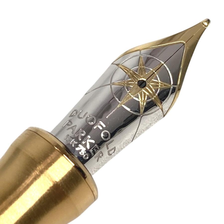 新品同様 PARKER パーカ− 創業130周年記念 クラフトオブトラベリング デュオフォールド ペン 世界1300本限定 万年筆 ブルー【中古】 | PARKER | 07