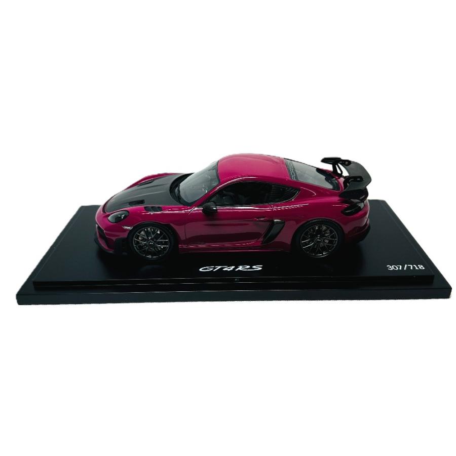 新品同様 PORSCHE ポルシェ 718 (982) ケイマン GT4 RS 2021 スタールビー1/18  置物 オブジェ スパーク ユニセックス【中古】 | 