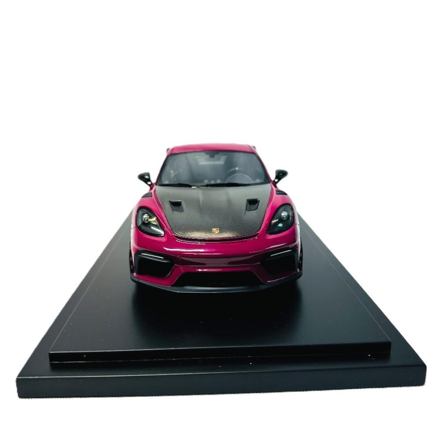 新品同様 PORSCHE ポルシェ 718 (982) ケイマン GT4 RS 2021 スタールビー1/18  置物 オブジェ スパーク ユニセックス【中古】 |  | 01